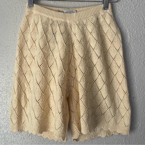 NWT Zara Knit Shorts - Picture 3 of 6